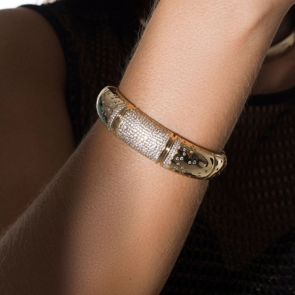 Bracelete Sirius Quasar Banho Ouro 18k