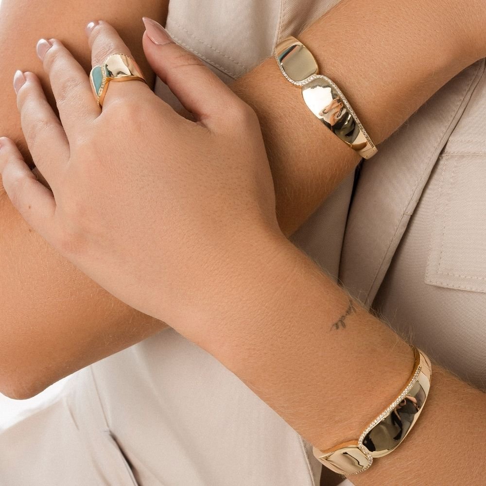 Bracelete Sirius Cometa Banho Ouro 18k