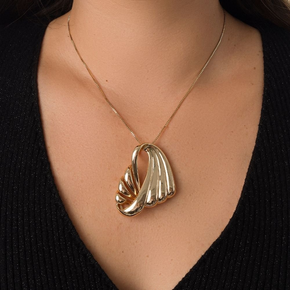 Colar Sirius Mare Banho Ouro 18k