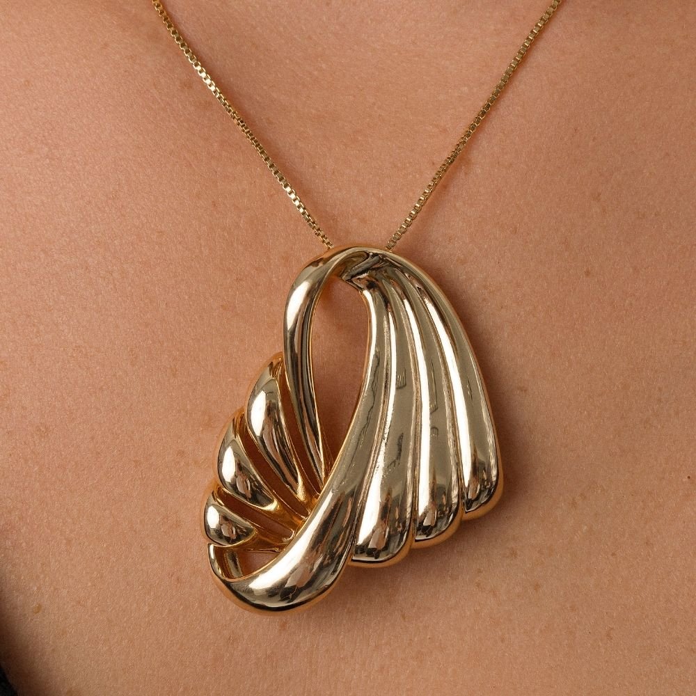 Colar Sirius Mare Banho Ouro 18k