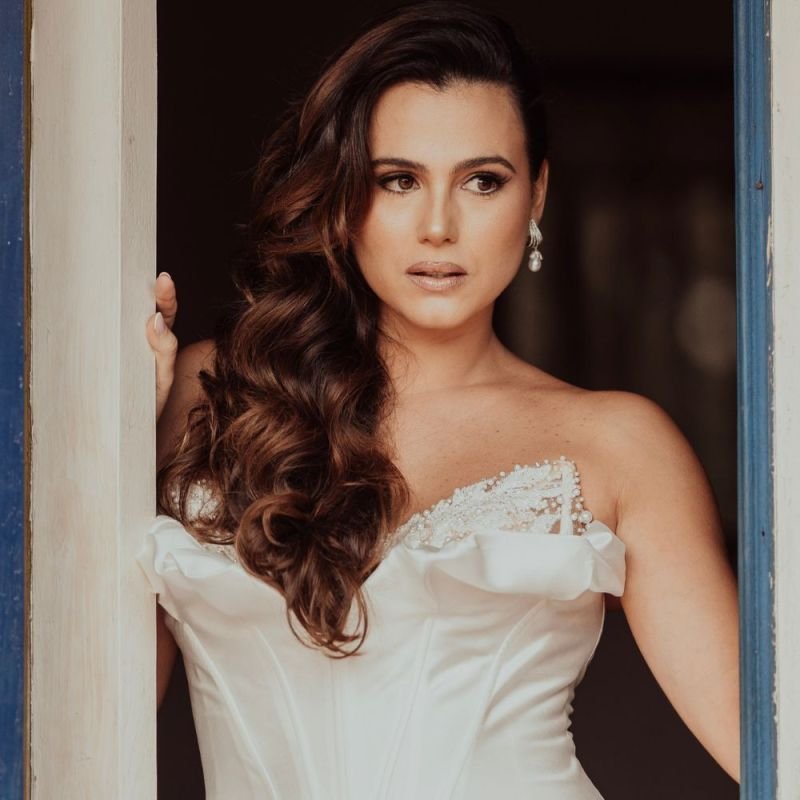 Brinco Essentials Microzirconias Perola Banho Rodio Branco